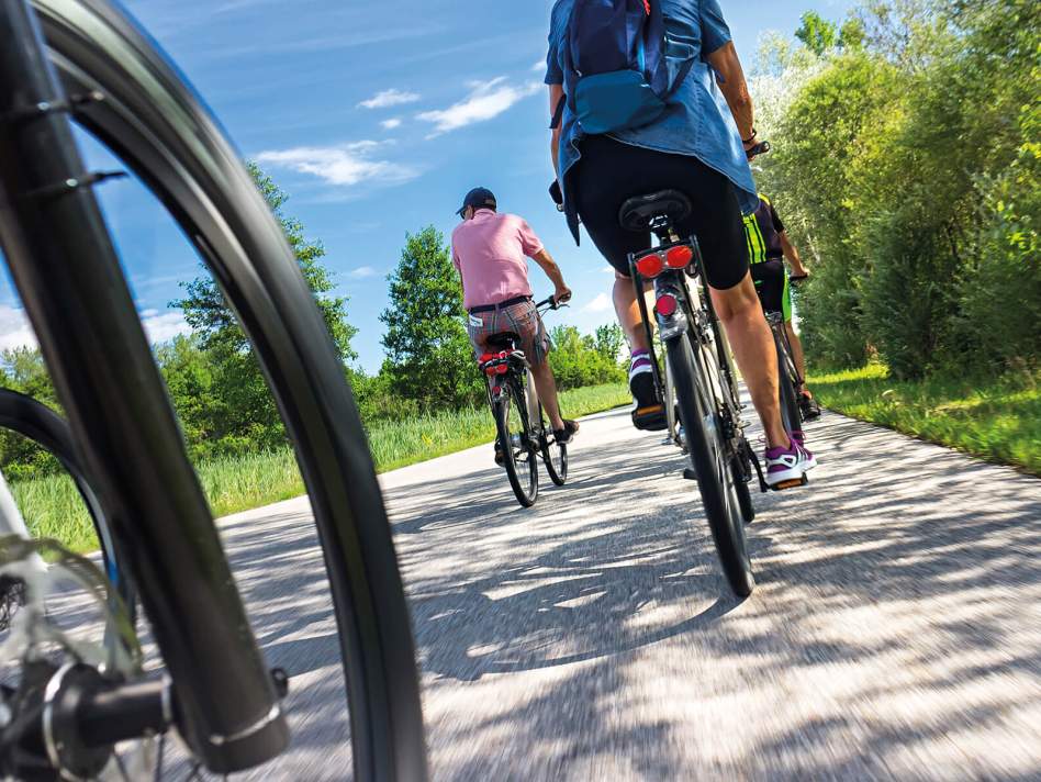 Fahrrad fahren zwischen Ostsee und Bodden