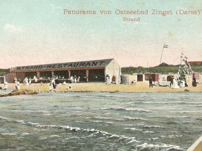 Strandrestaurant Zingst um 1900