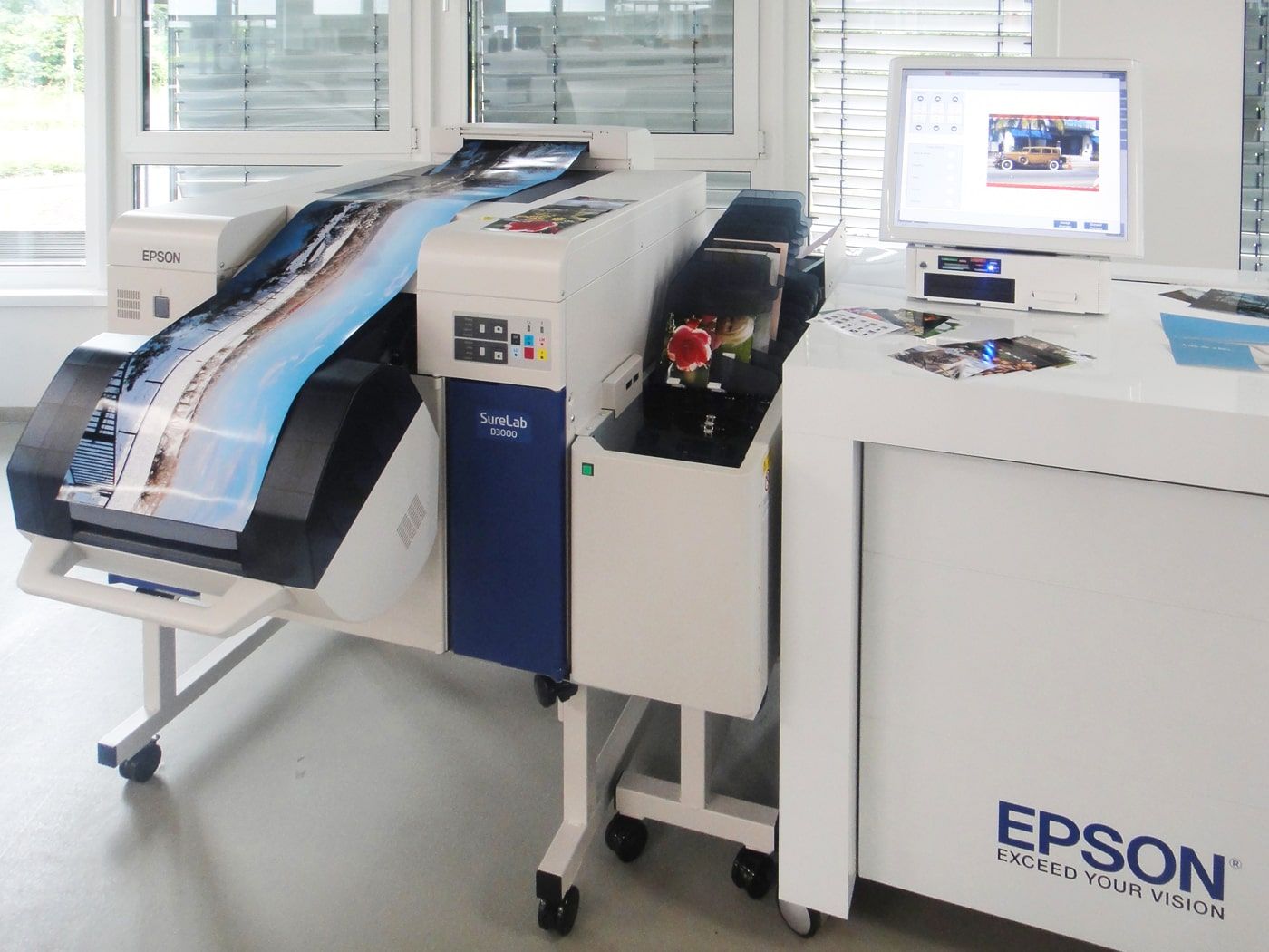 Ausstellungsproduktion mit Epson Drucker
