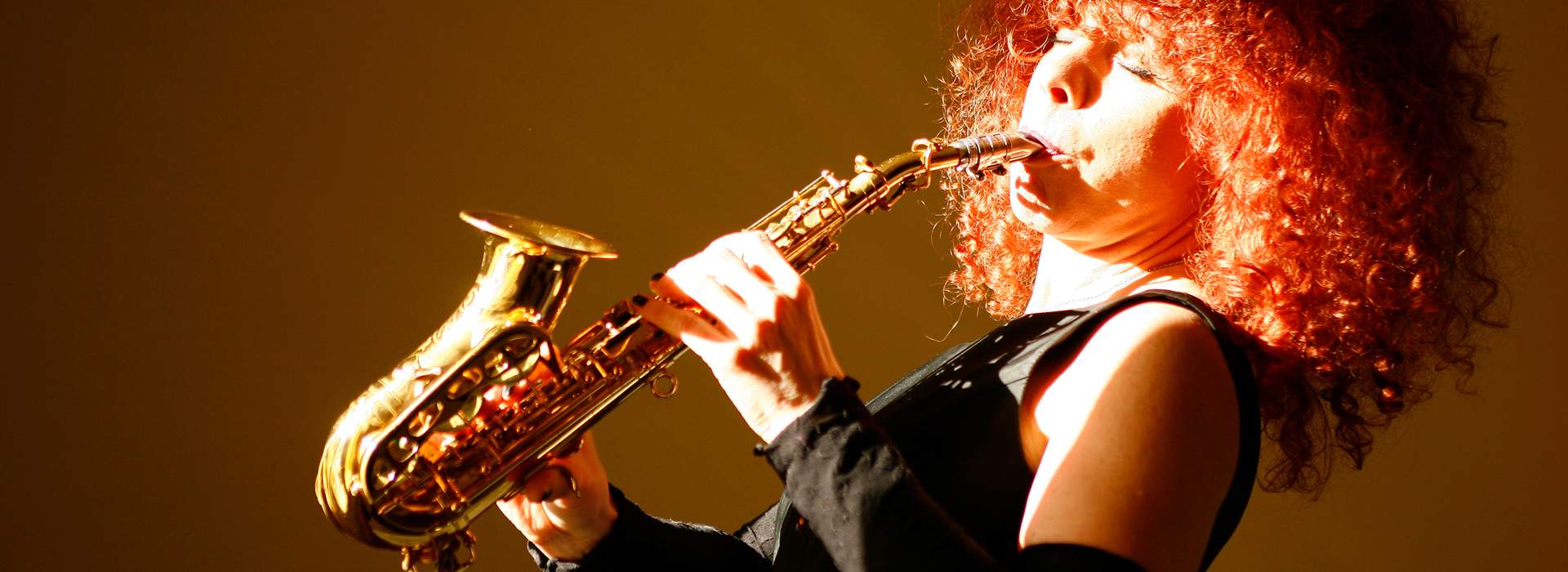 Tina Tandler am Saxophon