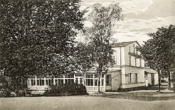 Wiechmanns Hotel und Café um 1920