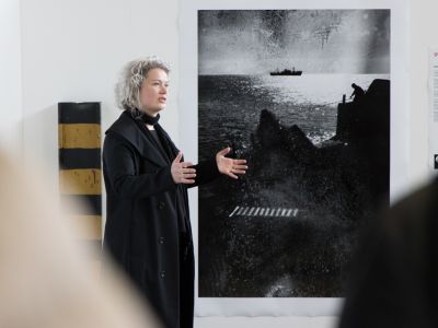 Edda Fahrenhorst in der Gruppenausstellung "Wasser - Ursprung, Element, Ressource, Leben
